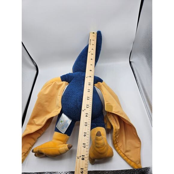 Build A Bear Blue Pterodactyl Plush Flying Dinosaur with Wings 18" Tall - Picture 6 of 10